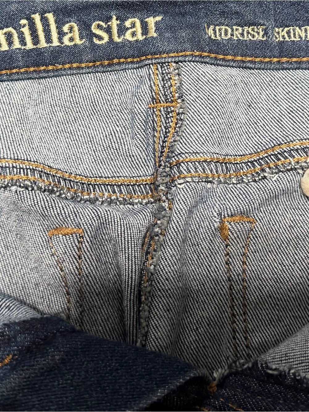 Vanilla Star Women’s Dark Blue Slim Jeans - Picture 3 of 3